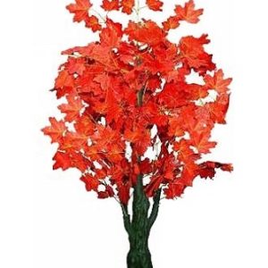 Kaykon Pack of 2 Big Artificial Palm Areca Tree And Red Maple Tree – 4.5 Feet