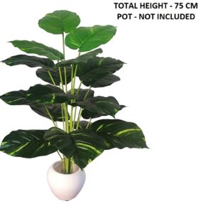 KAYKON Artificial Plant Without Pot For Home Decoration Indoor Plants 18 Branches – 75cm – SUPERB QUALITY