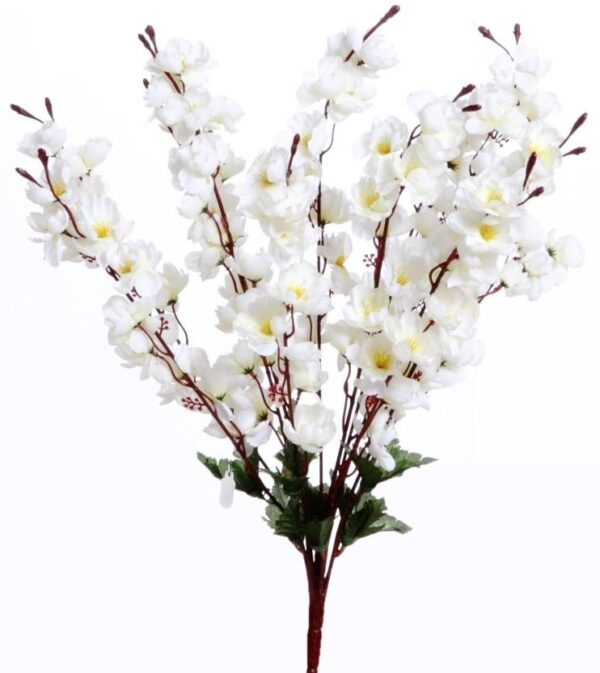 Peach Blossom White Flower Bunch