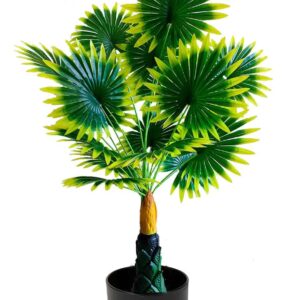 Kaykon Artificial Areca Fan Palm Plant for Home Decor | Office Decor | Hotel Decor Without Vase| Housewarming Gift 18 Branch Plant- 100 CM