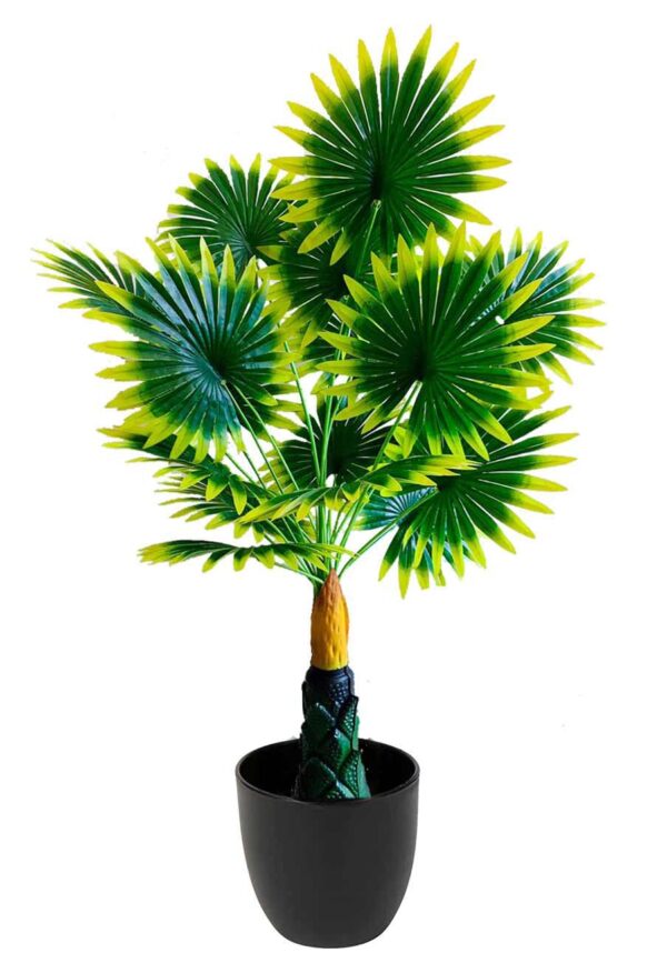 Artificial green panja palm areca plant big size